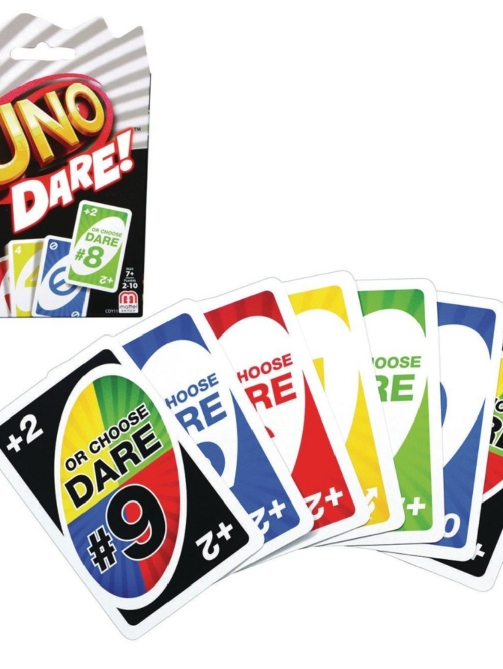 Uno Dare! Classic Card Game- Same Game Wild Choices! Family/ Show-Off/Daredevil/